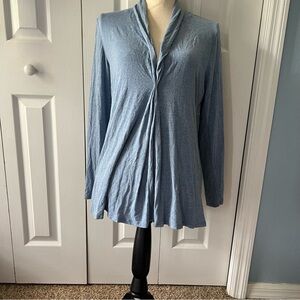 Soft Surroundings Blue Women's Layering Long Sleeve Shirt Size Large